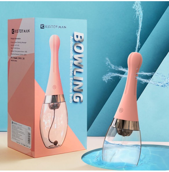 KIS TOY - Bowling Cleaning Anal Device (Chargeable - Orange) KIS TOY - Bowling Cleaning Anal Device (Chargeable - Orange)